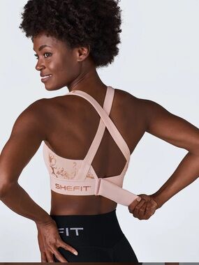 SHEFIT Flex Sports Bra size Luxe Blush